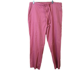 Coral pull on pants 1x